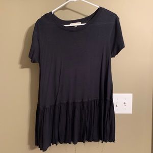 Truly madly deeply peplum tee